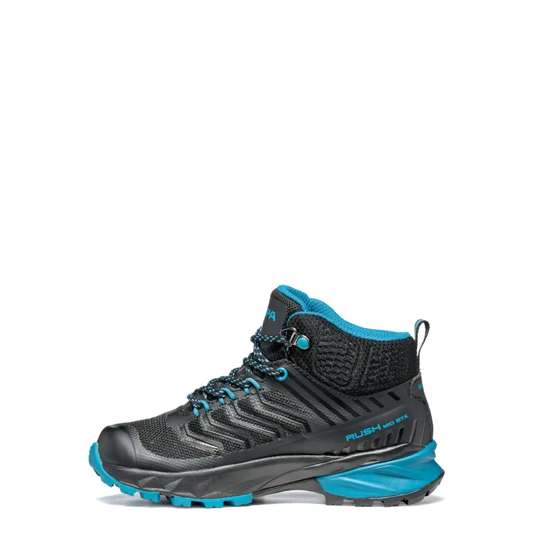Scarpa Rush Mid Kids GTX Boots - Black-Ottanio-2
